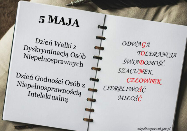 5 maja – Dzien Walki z Dyskryminacja Osob Niepelnosprawnych